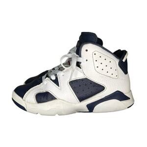 Nike Air Jordan Little Kid's 6 Retro White/Varsity Red DV3605-164 Size 11C